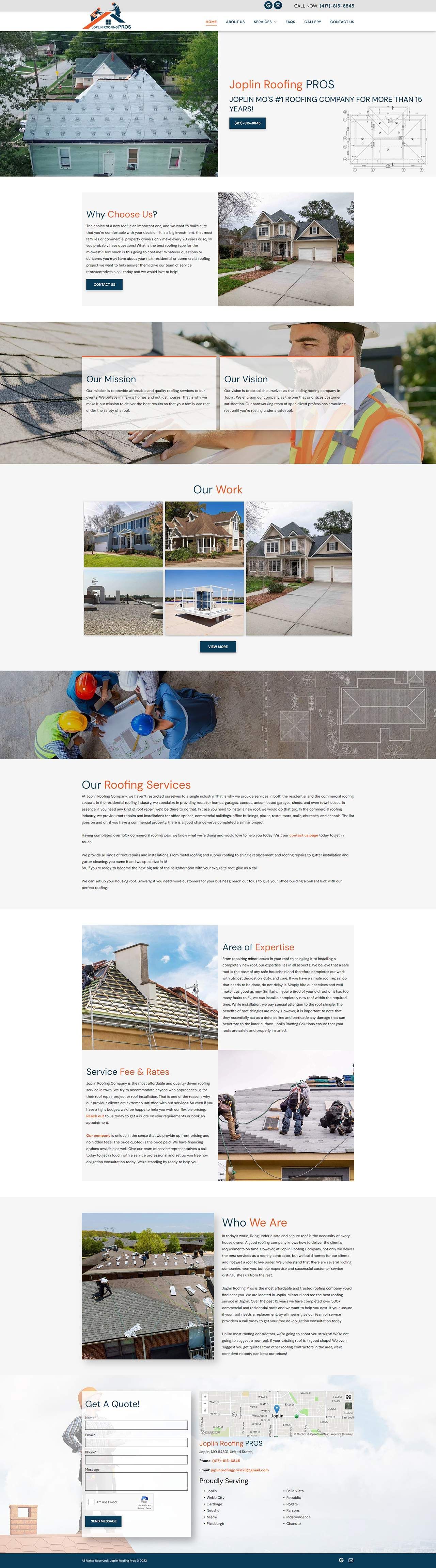 A screenshot of a website with a lot of pictures on it.