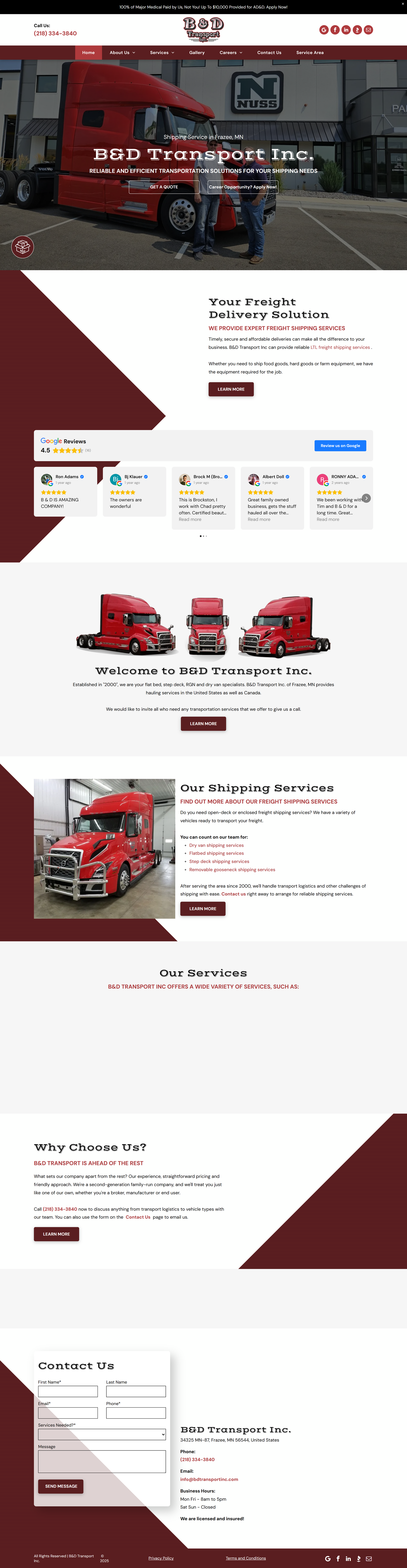 A screenshot of the homepage of a website.