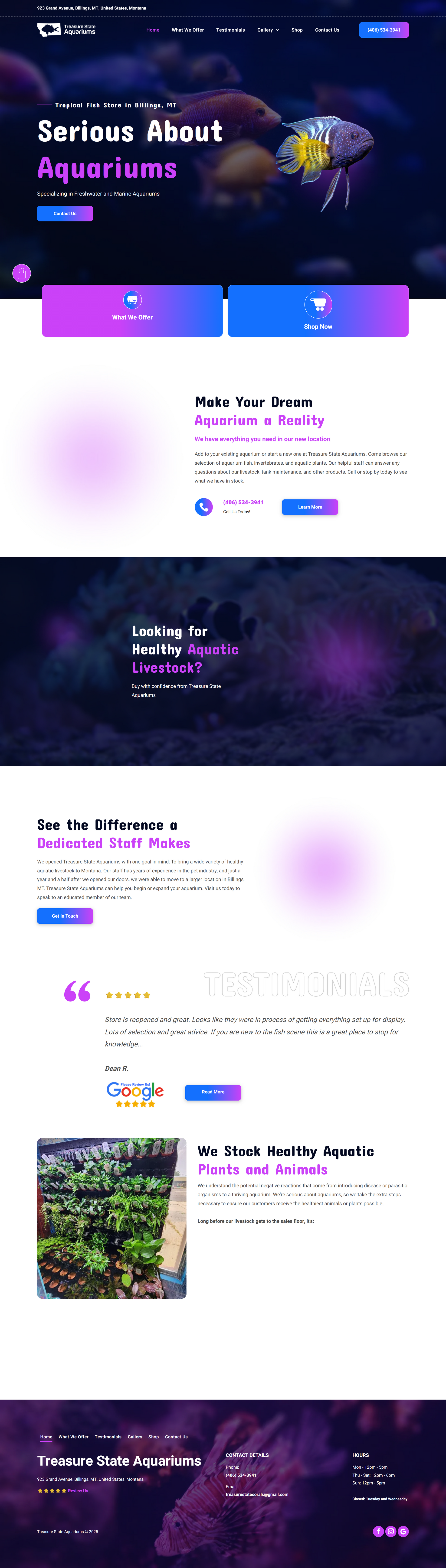 A screenshot of a website for a company that makes wooden decks.