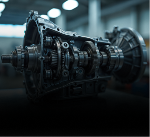 Up close to transmission part | Four Seasons Tire & Auto Service