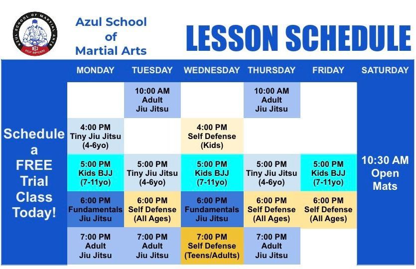 Lesson Schedule