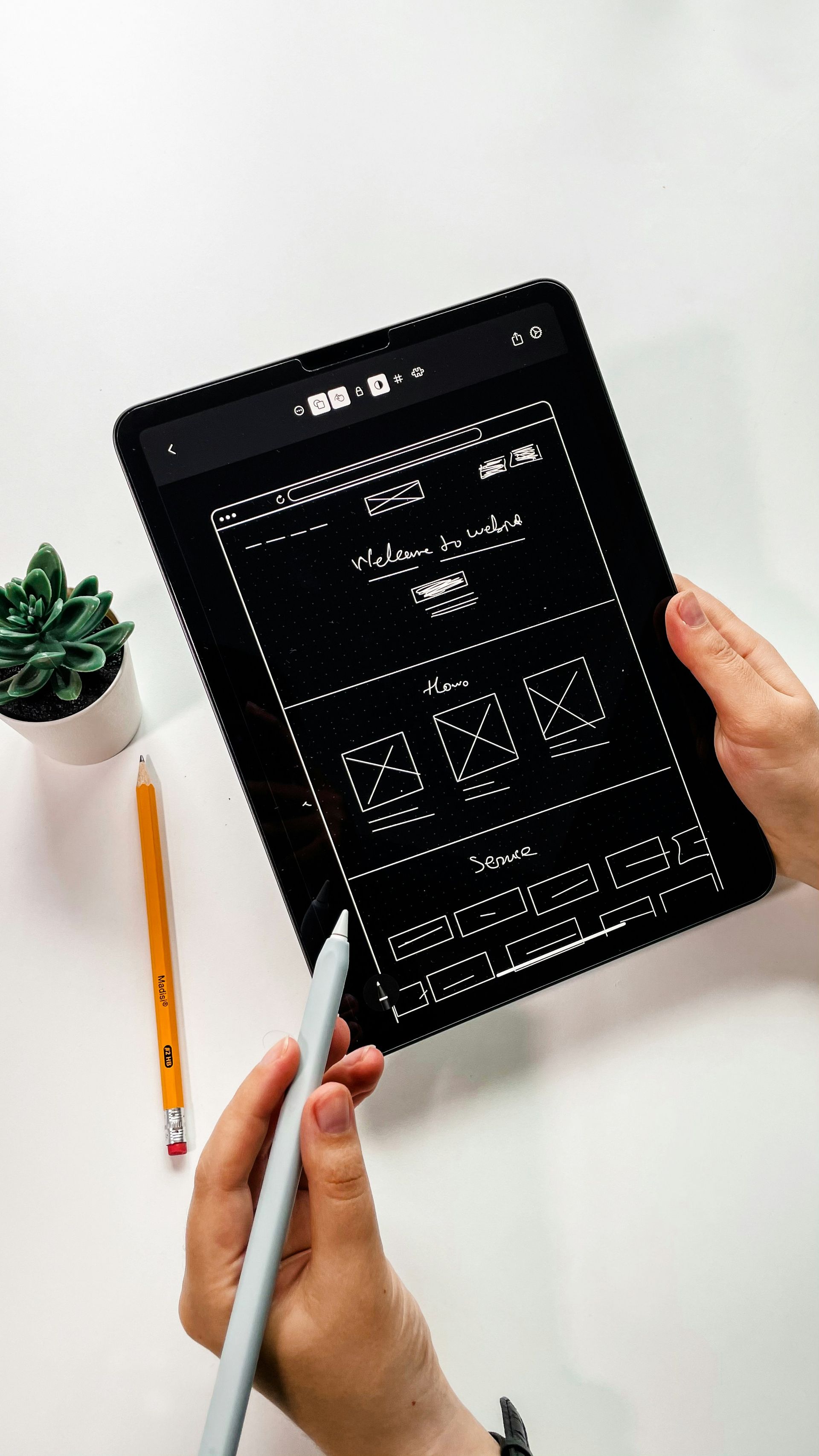 Dark mode webdesign