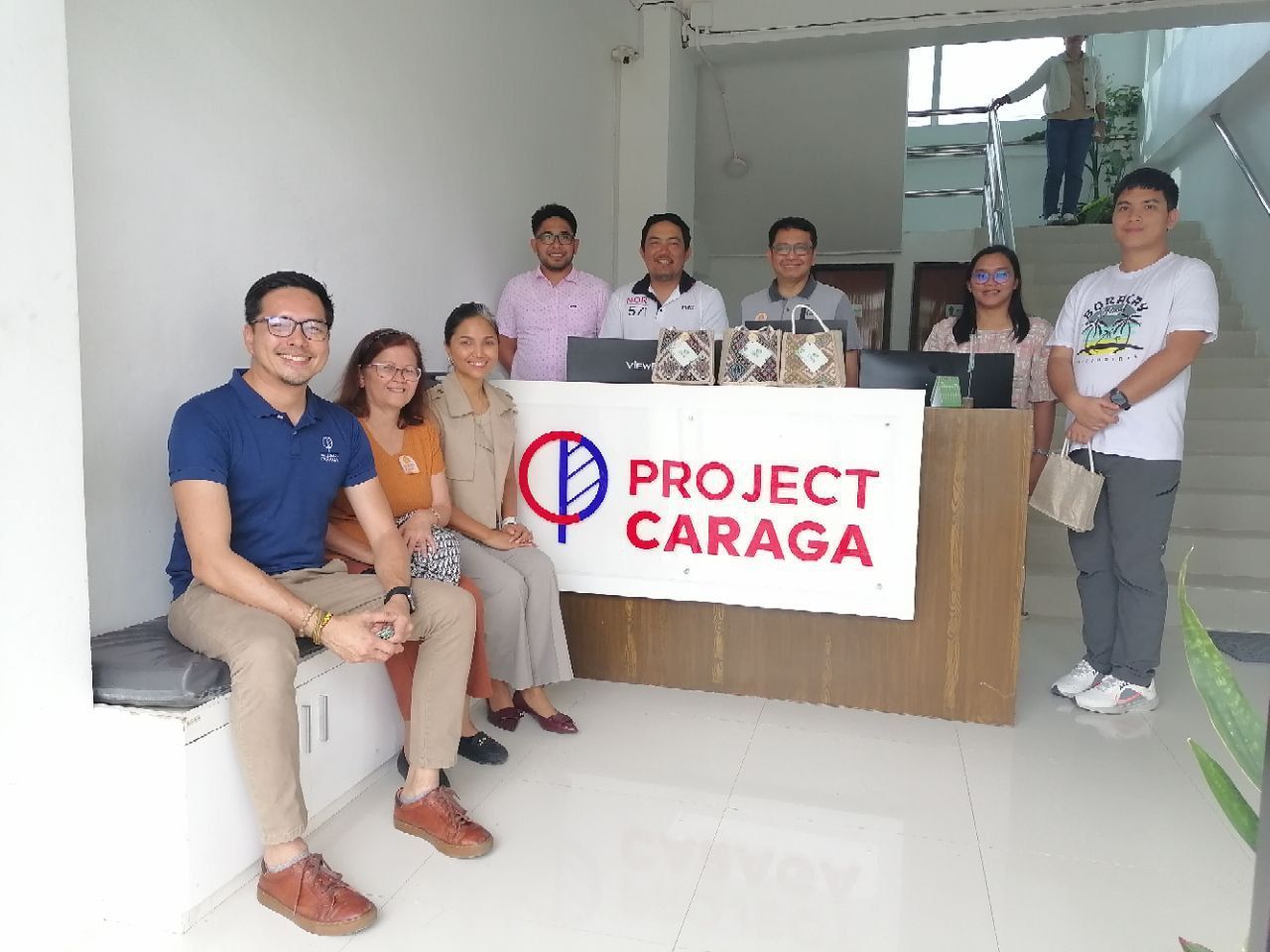 Project Caraga representatives and Mabuhay Designee team pose at MOU signing