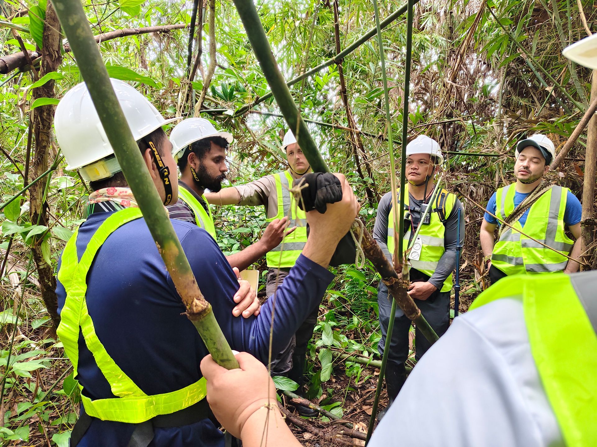 Project Cara Team Members mapping out areas for protection and conservation