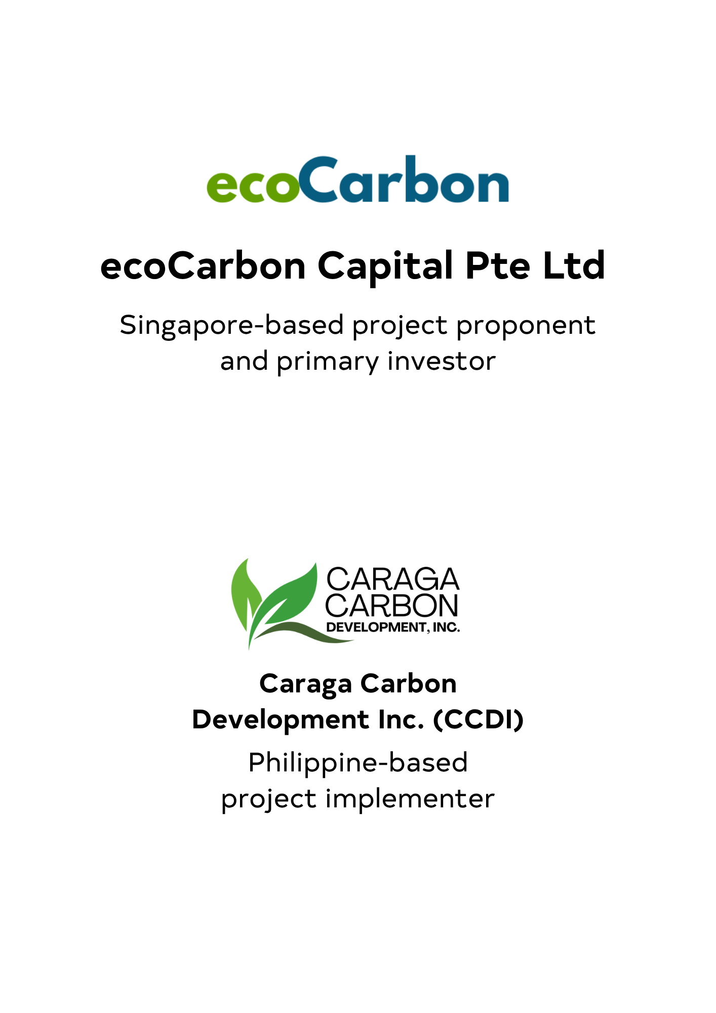 ecoCarbon Project Structure