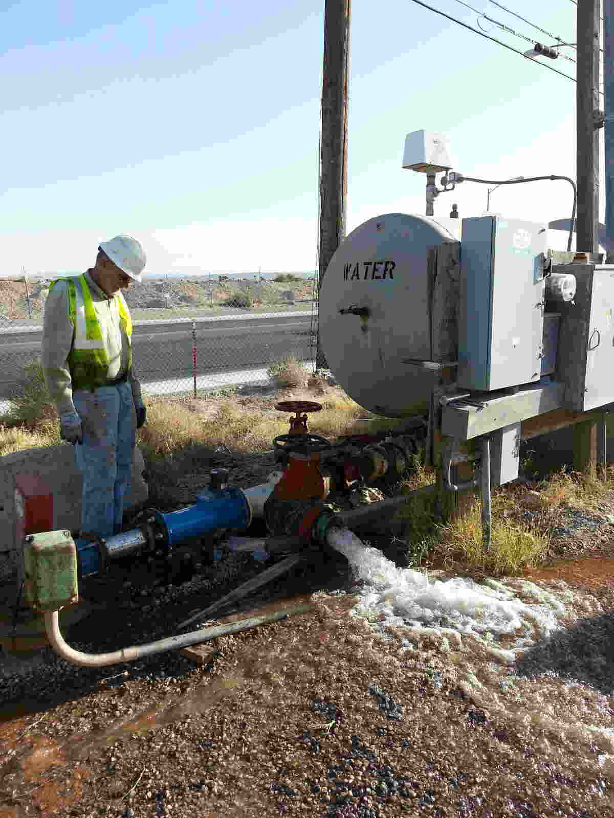 Water Flowing — Drilling Services in Las Vegas, NV