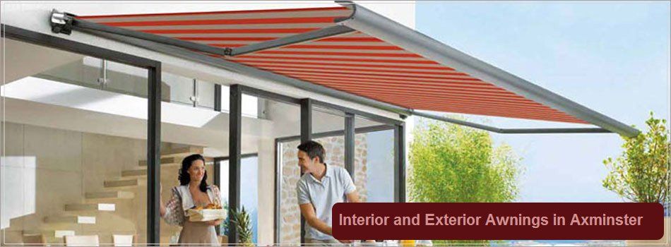 For awnings in Axminster call Hopson Blinds