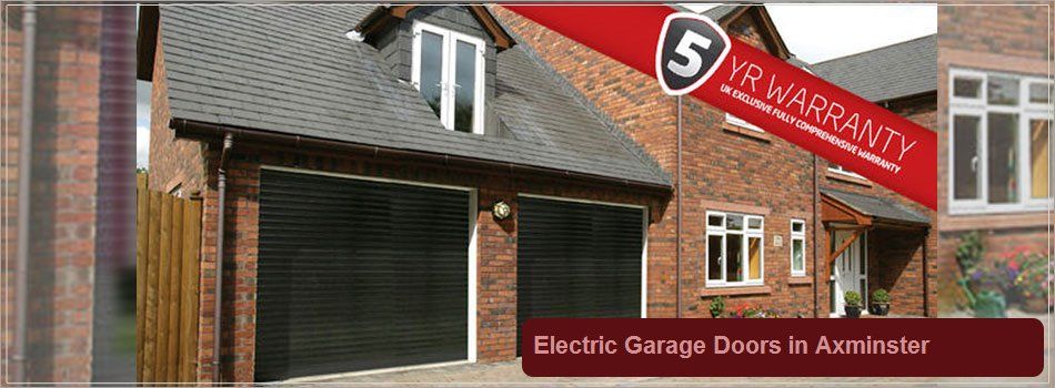 For electric garage doors in Axminster call Hopson Blinds