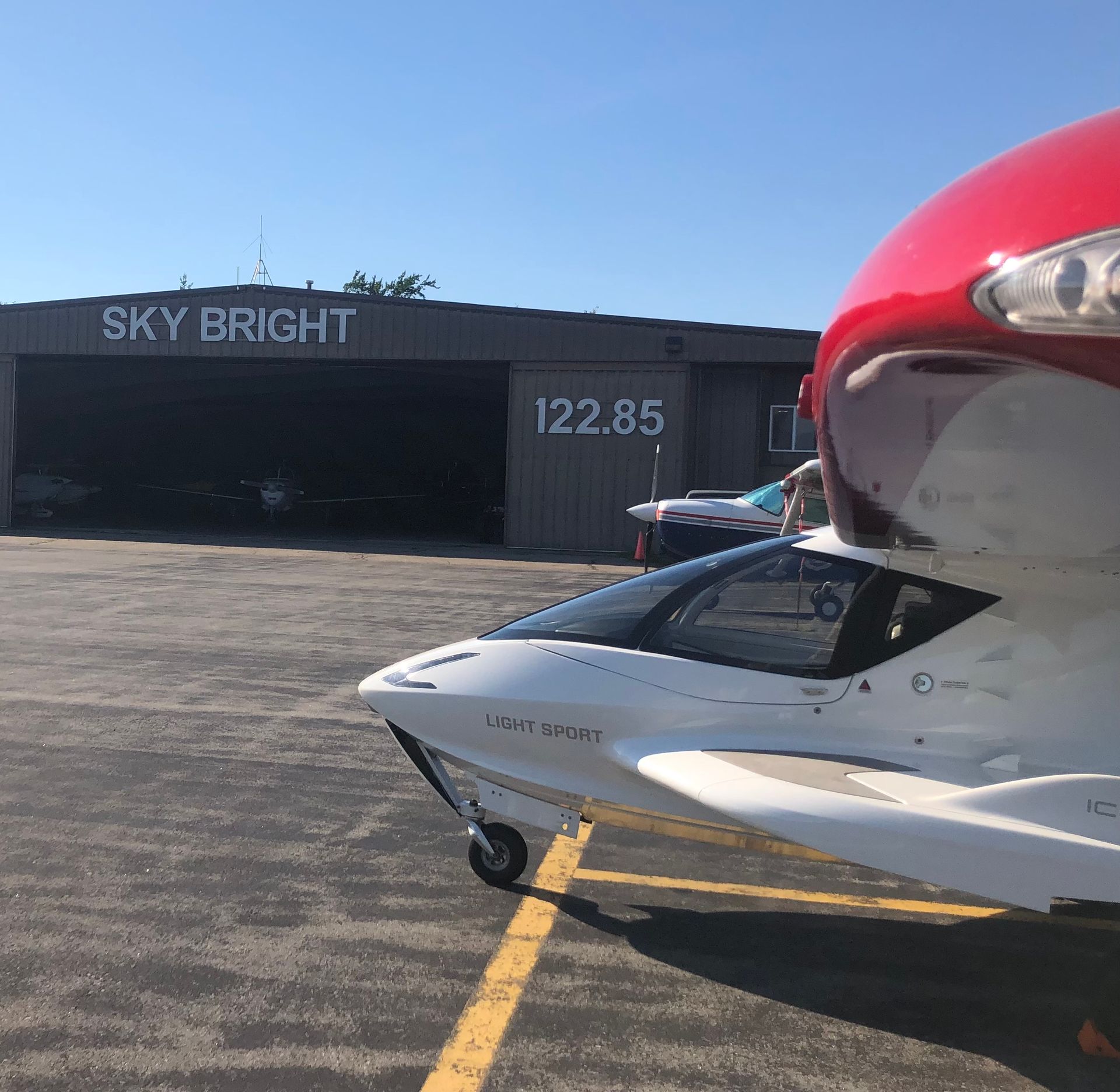 ICON A5 at Laconia Airport