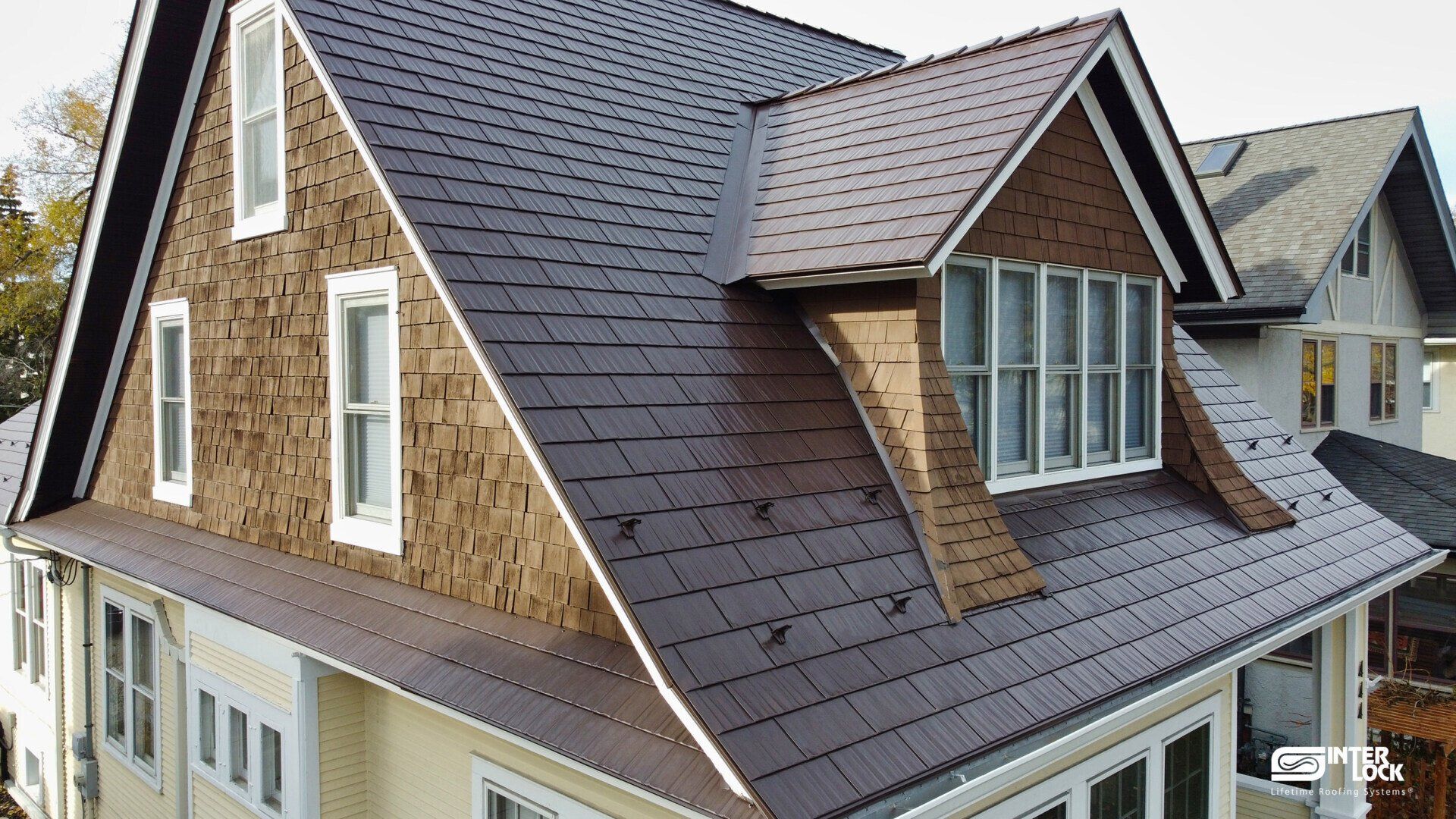 La Grange, IL 60525 — Photos Colonial Brown Interlock Slate Roofing System