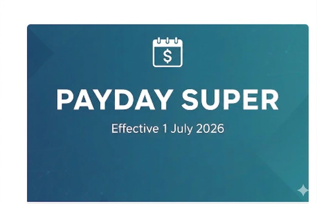 Payday Super starts 1 July 2026.
