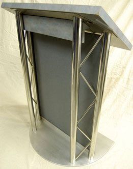 Lectern with gold metal work