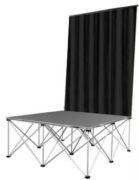Light duty curtain backdrop