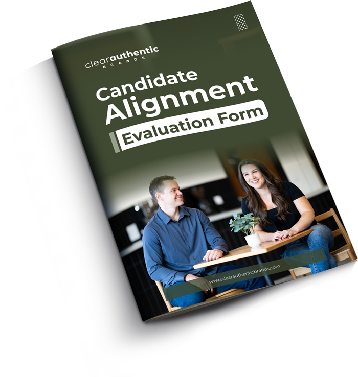 Candidate alignment evaluation form