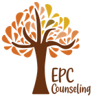 The logo for epc counseling shows a tree with leaves on it