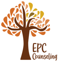 The logo for epc counseling shows a tree with leaves on it