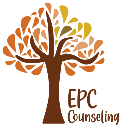 The logo for epc counseling shows a tree with leaves on it