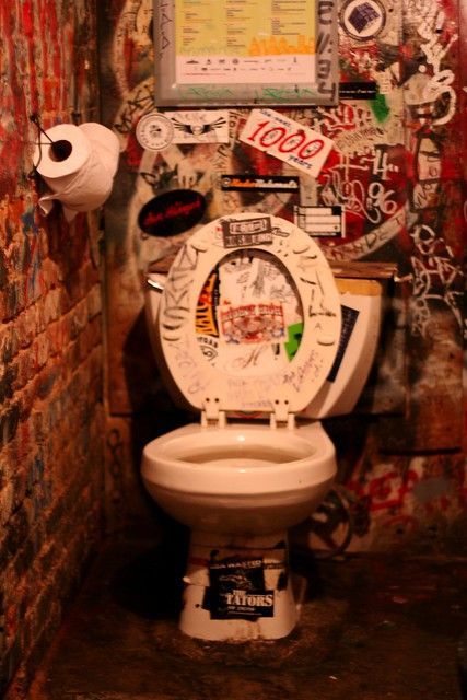 filthy toilet