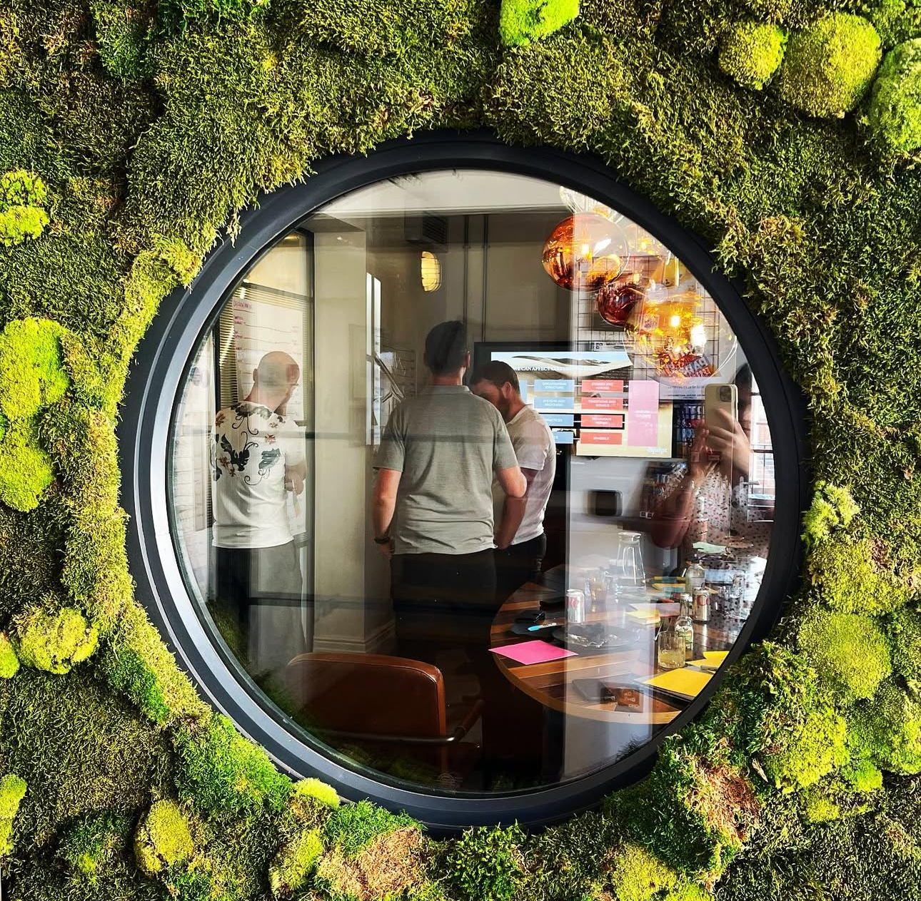 man with funny faces