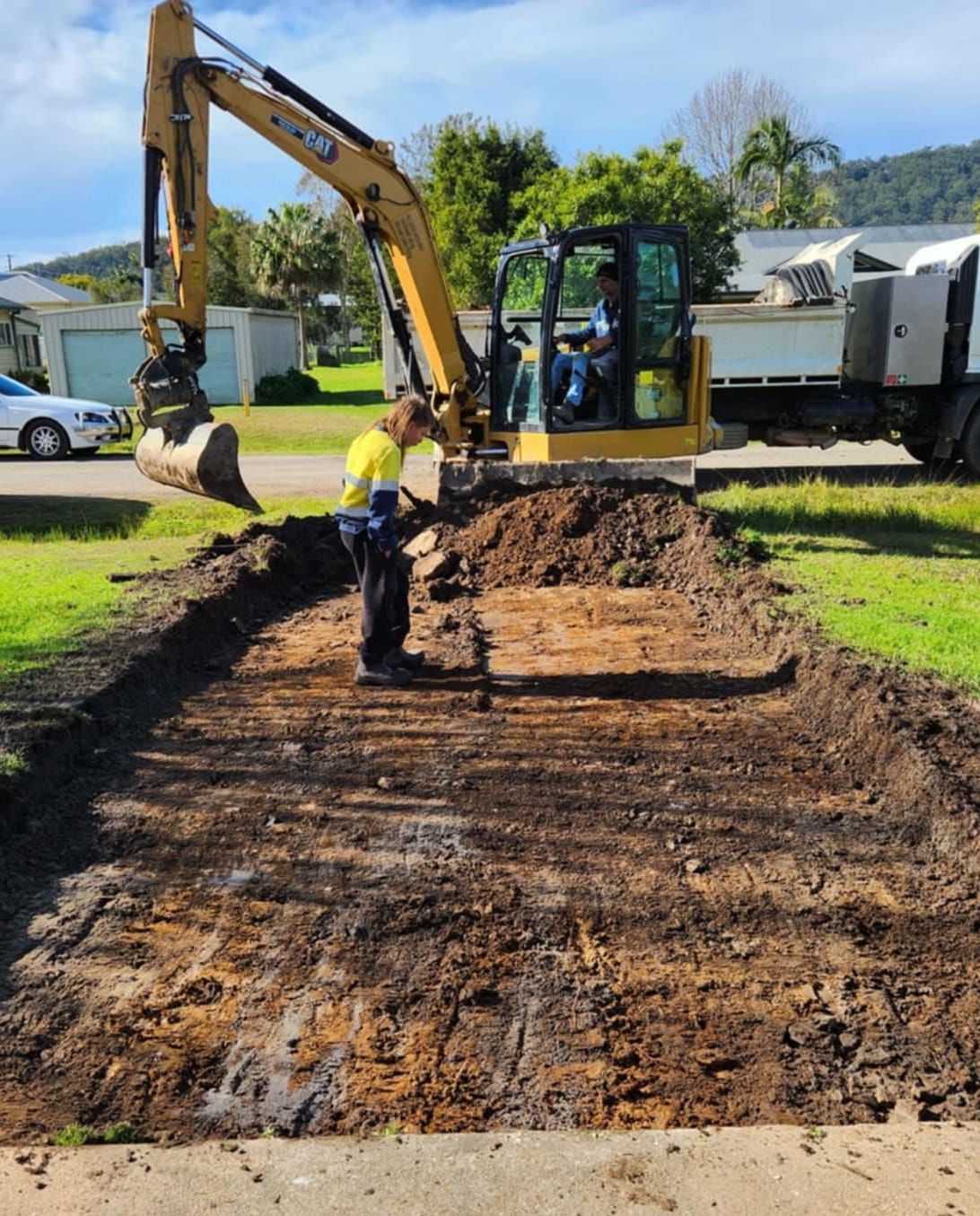 Sealing an Asphalt Driveway — CHT Excavation and Hire In Wherrol Flat NSW
