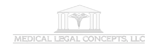 Medical Legal Concepts white logo