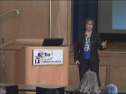 Dr. Henderson speaking at Corpus Christi Children's Hospital