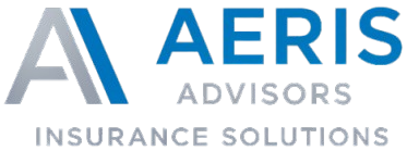 Logo for Aeris Advisors: an "A" with two bars, blue "AERIS," "ADVISORS," and "INSURANCE SOLUTIONS."