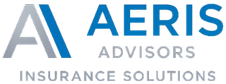 Logo for Aeris Advisors: an "A" with two bars, blue "AERIS," "ADVISORS," and "INSURANCE SOLUTIONS."