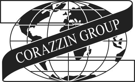 Un logo in bianco e nero per il gruppo corazzin