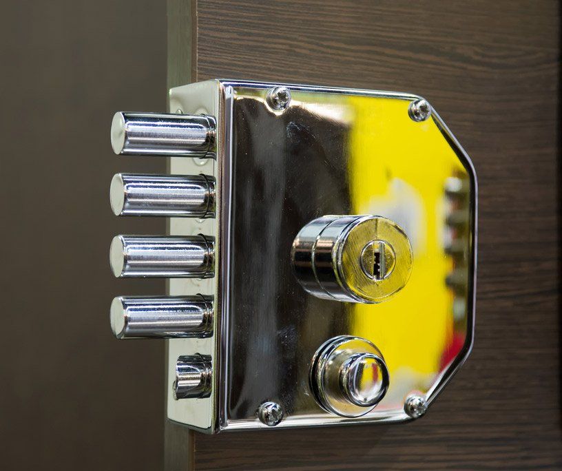Stainless Door Lock — Quality Custom Screens in Caloundra, QLD