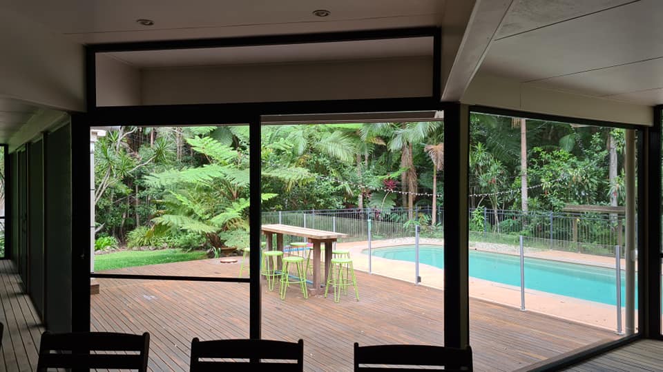 A Swimming Pool With Screen — Quality Custom Screens in Caloundra, QLD