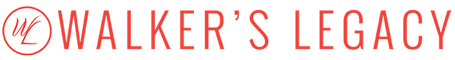 The word walker 's legacy is written in red on a white background