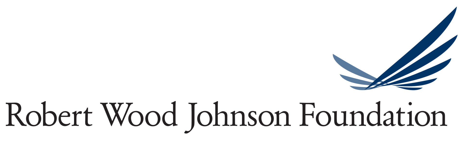 The logo for the robert wood johnson foundation