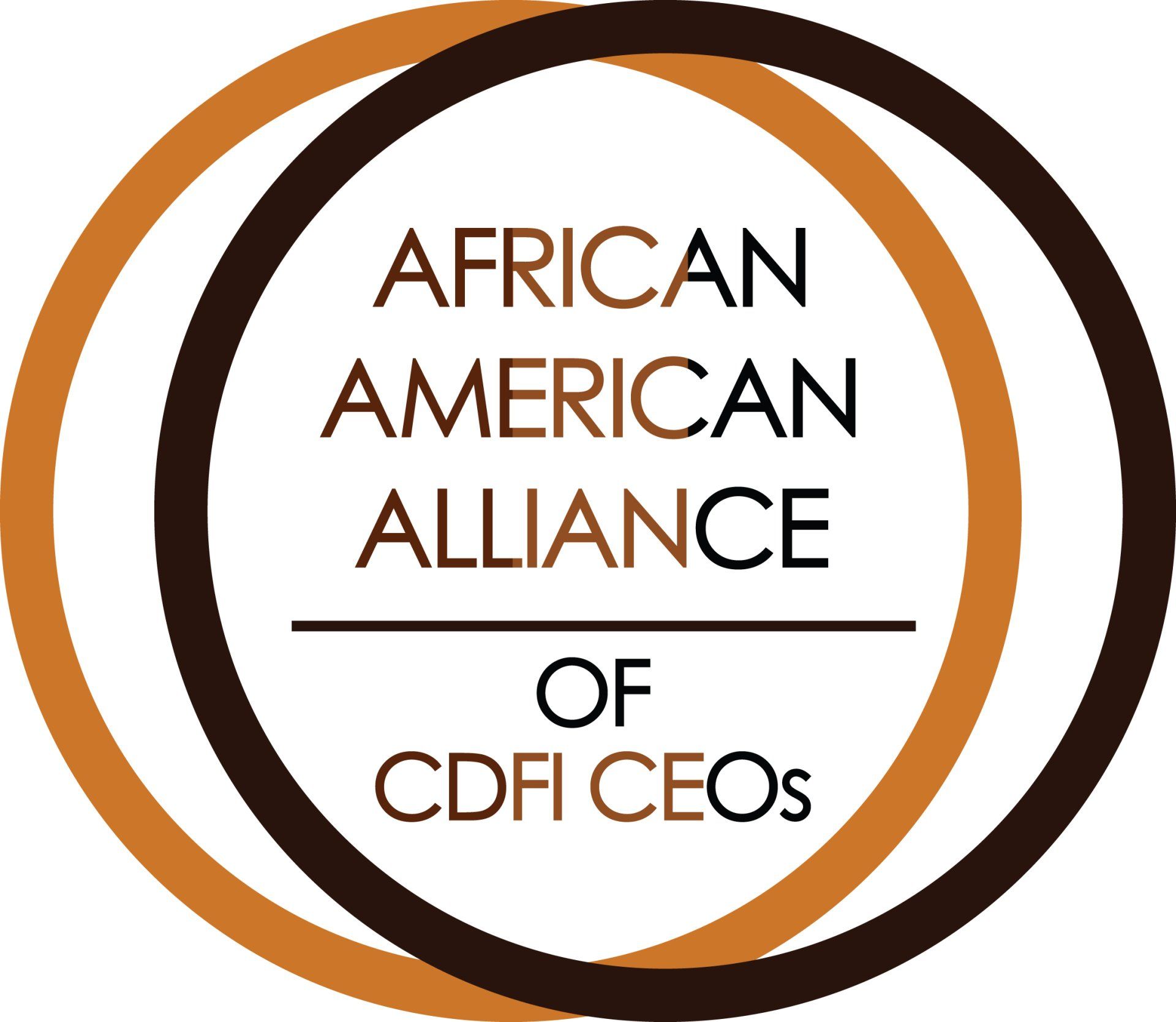 The logo for the african american alliance of cdfi ceos