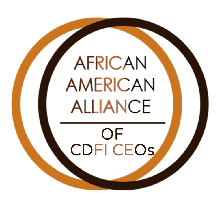 The logo for the african american alliance of cdfi ceos