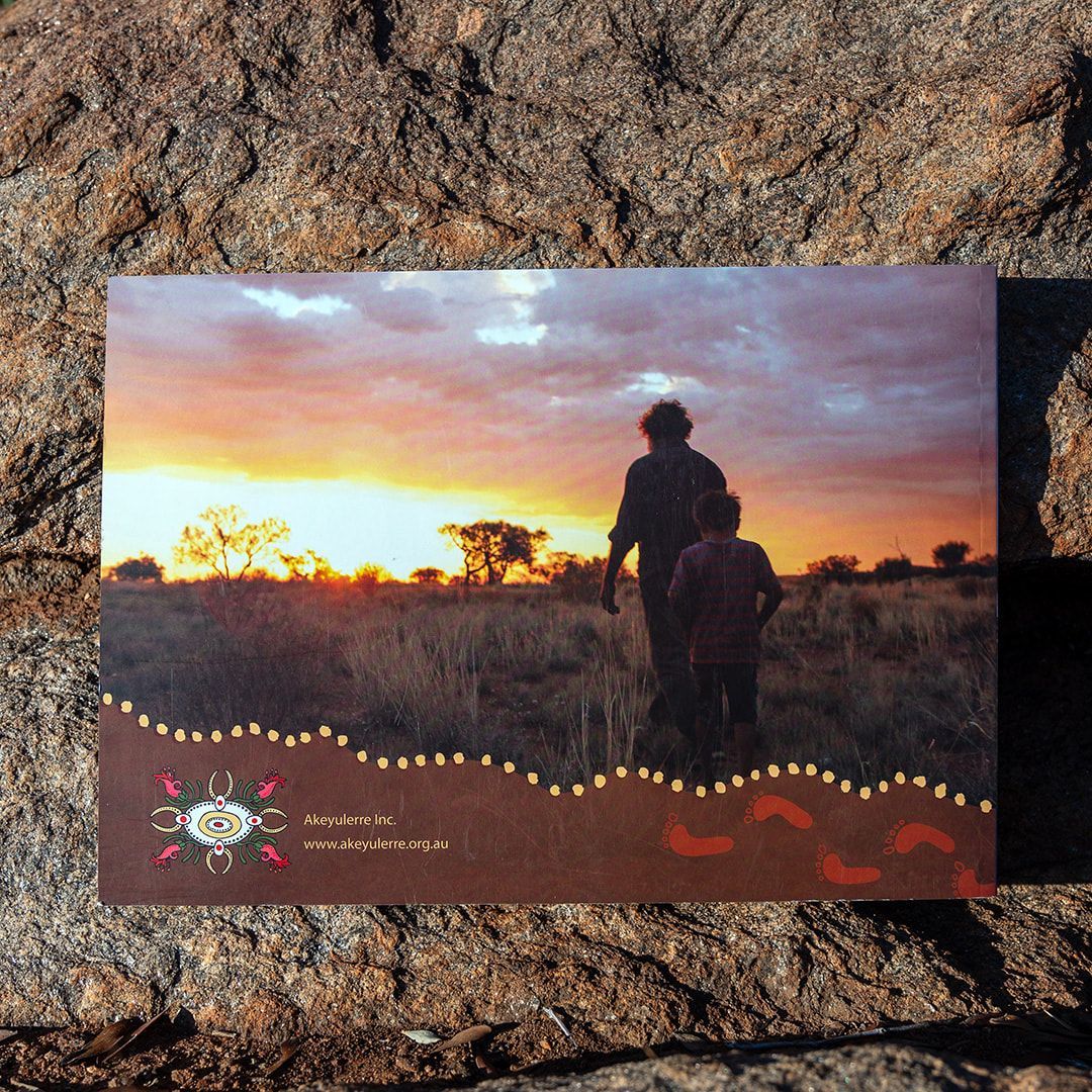 A book titled ingkenteme following in the footsteps