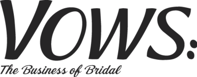 A black and white logo for vows : the business of bridal