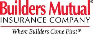 The logo for builders mutual insurance company where builders come first.