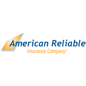 The american reliable insurance company logo on a white background