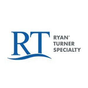 The logo for ryan turner specialty is blue and white.