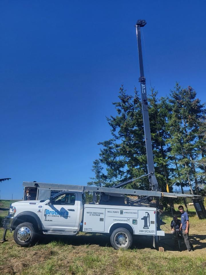 Boom Truck — plumbing service in Sequim, WA