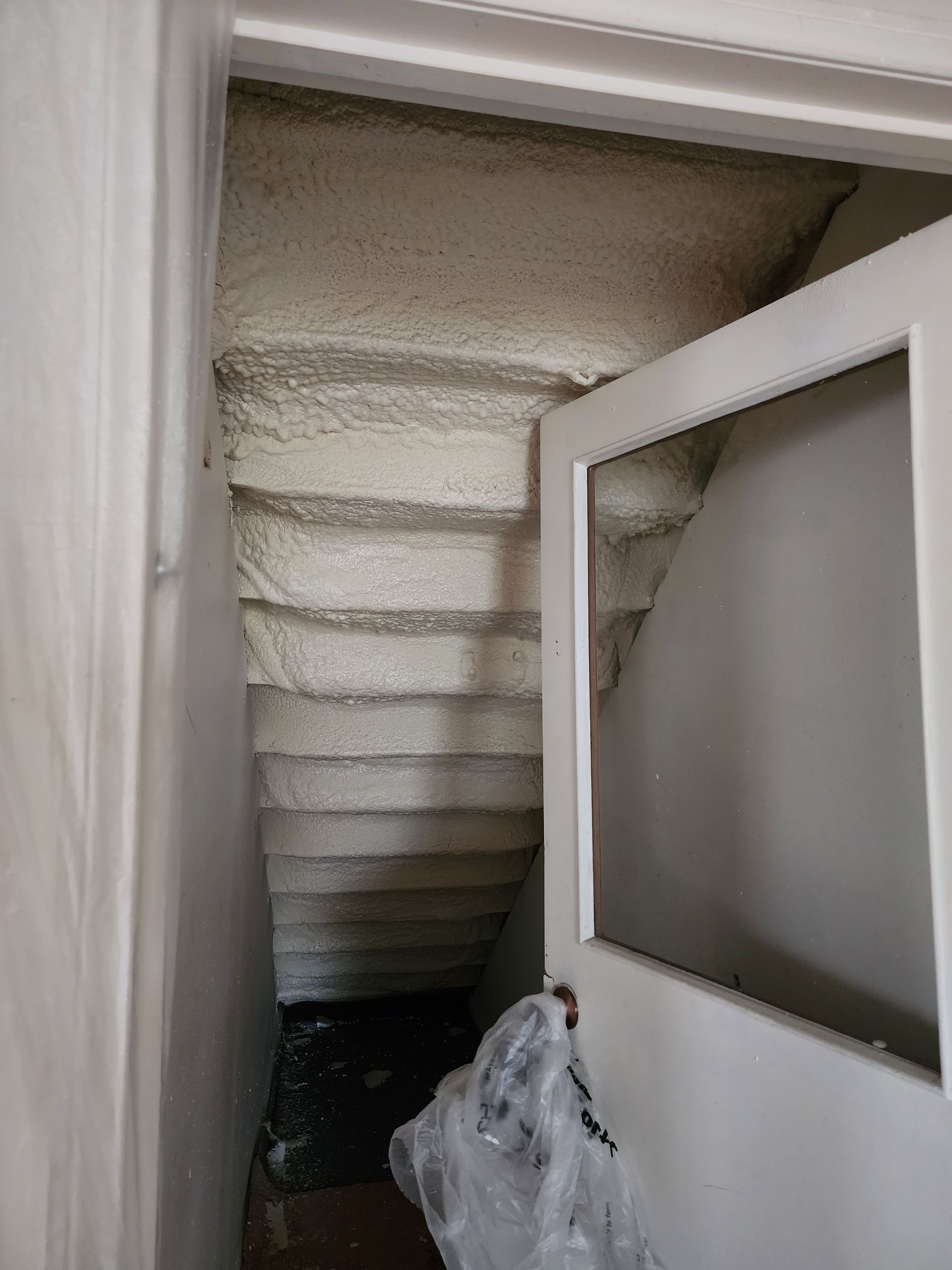 A Man Spraying an Underfloor Insulation | Pakenham, Vic | Advanced Foam & Coatings Pty Ltd