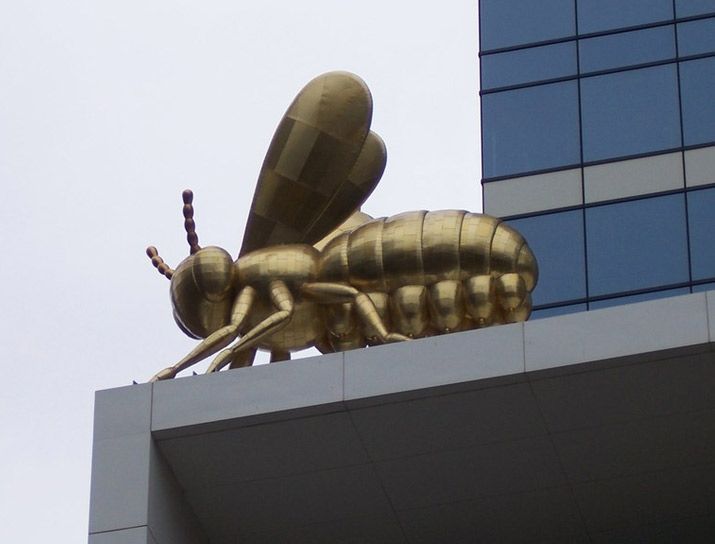 A Large Golden Bee | Pakenham, Vic | Advanced Foam & Coatings Pty Ltd