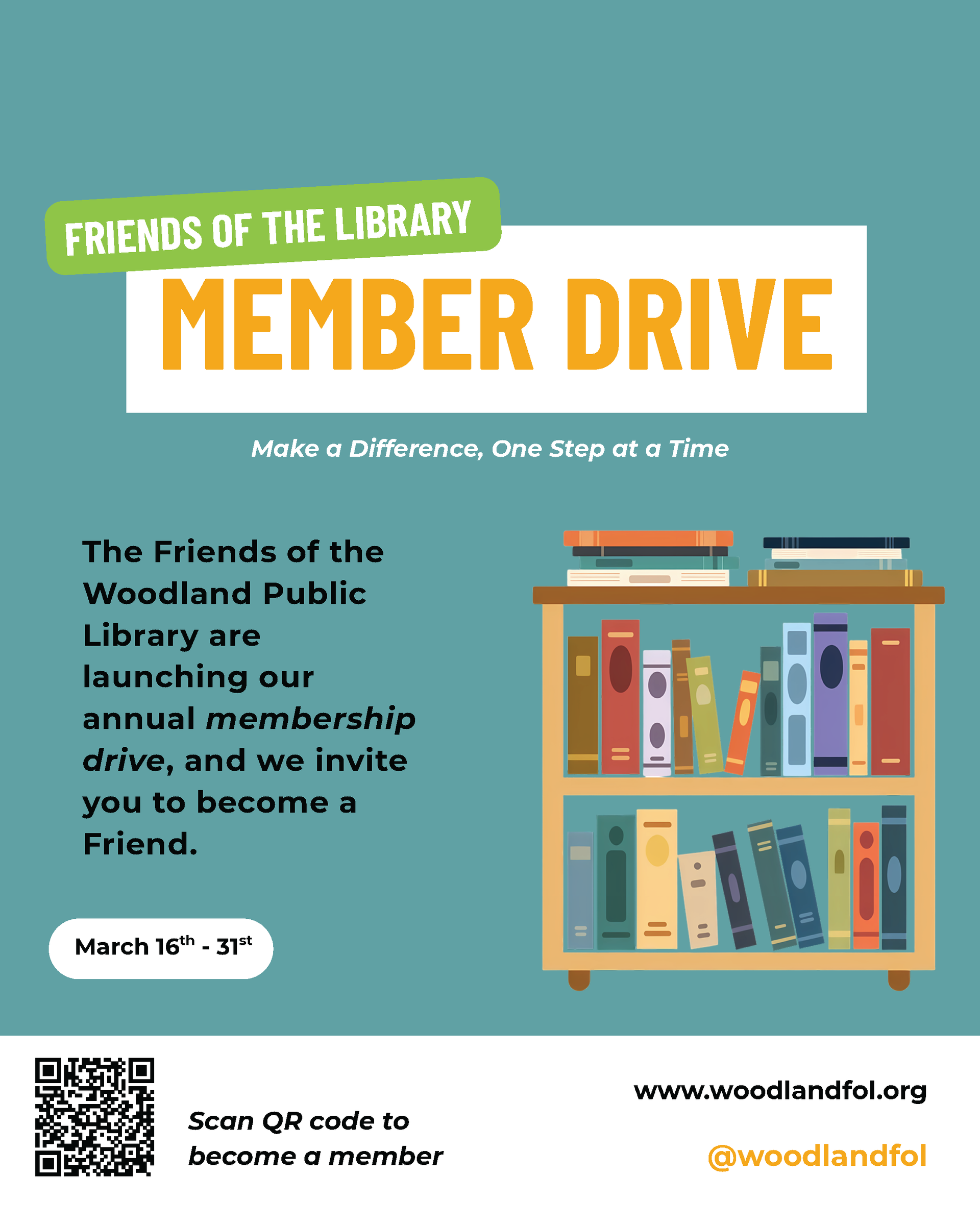 Book shelf with books