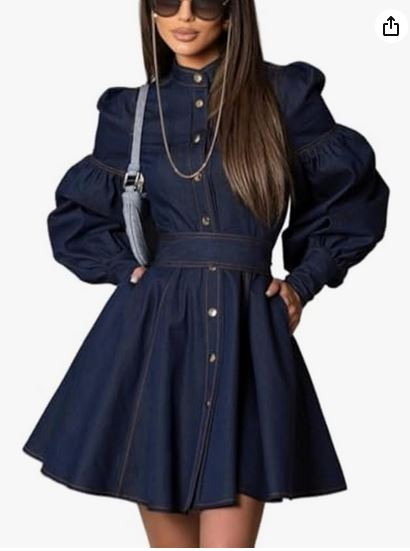 A Denim Dress That Doesn't Give 