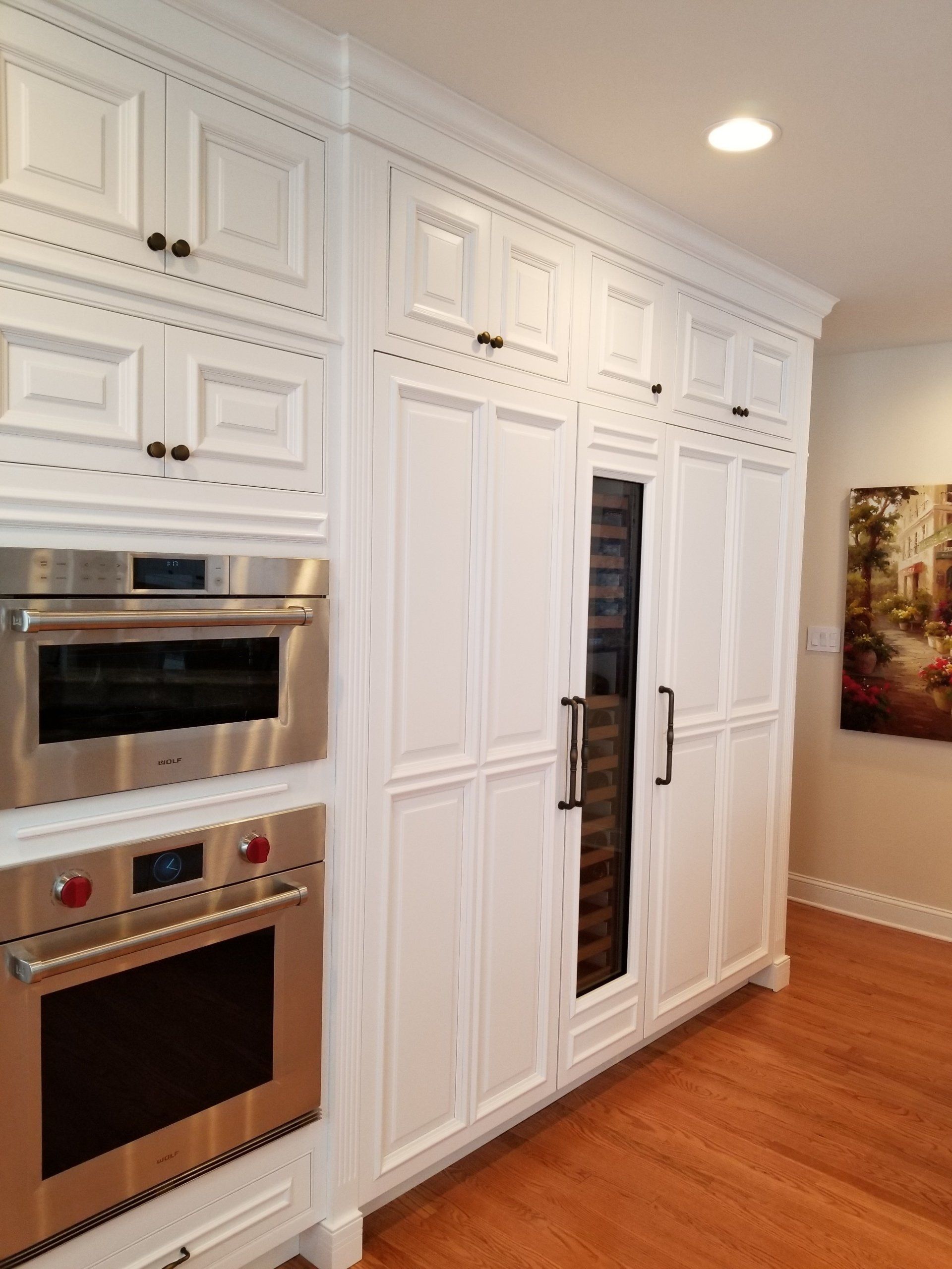 Crown Molding — Big White Cabinet with an Oven in Wilmington, DE