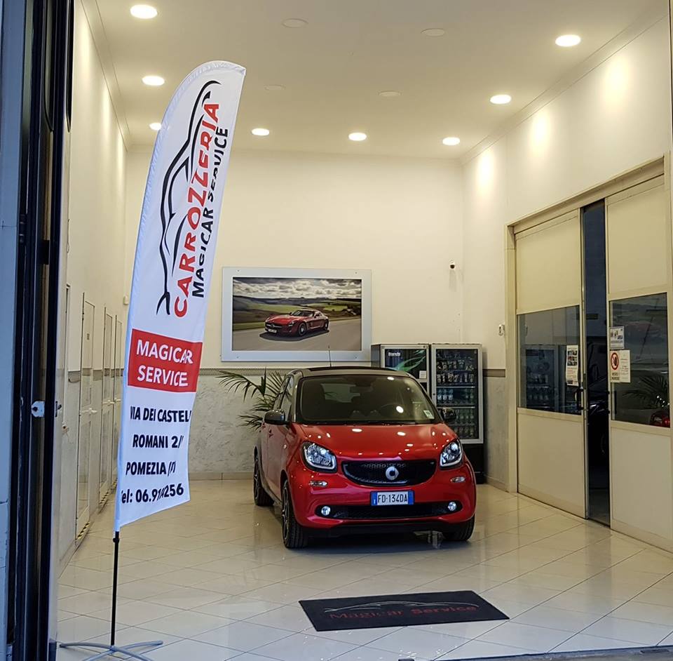 auto pronta per la consegna al cliente