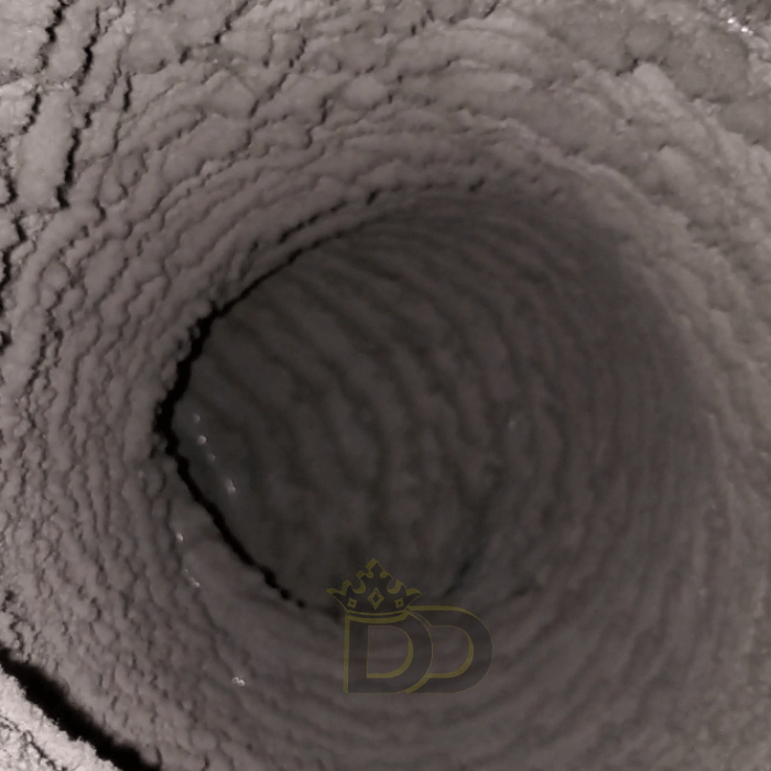 Dirt covered air ducts in a Johns Creek, GA home