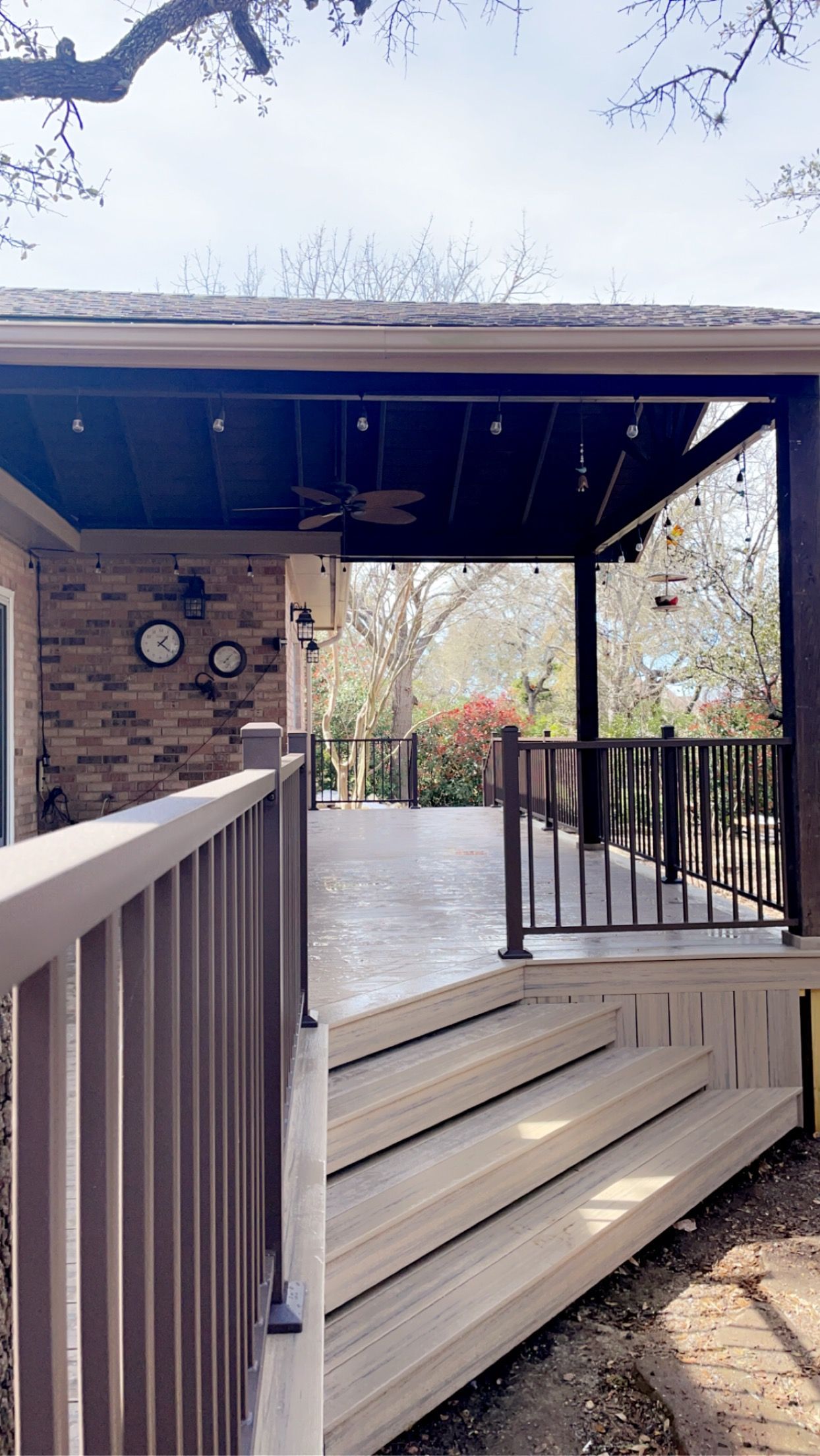 brown metal railing bellmead
