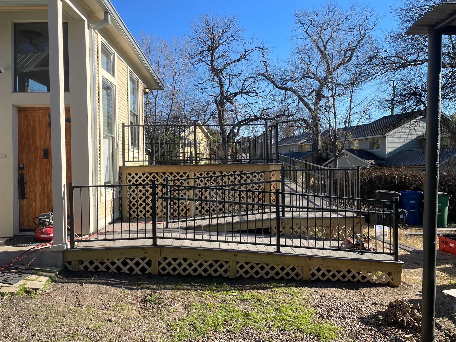 wheel chair accessible decking